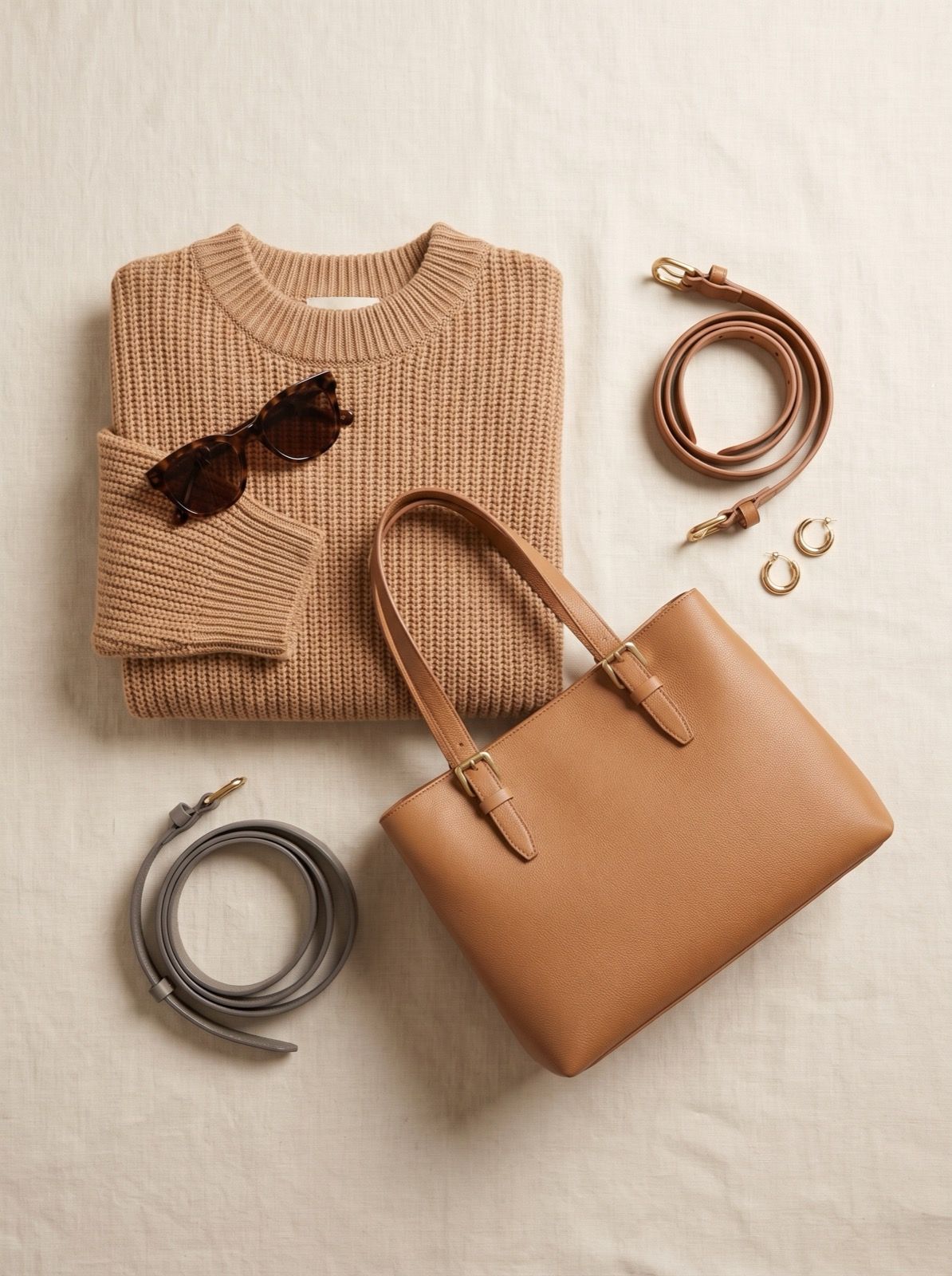 Several products composed into one styled scene in FORMÉ Styling Studio.